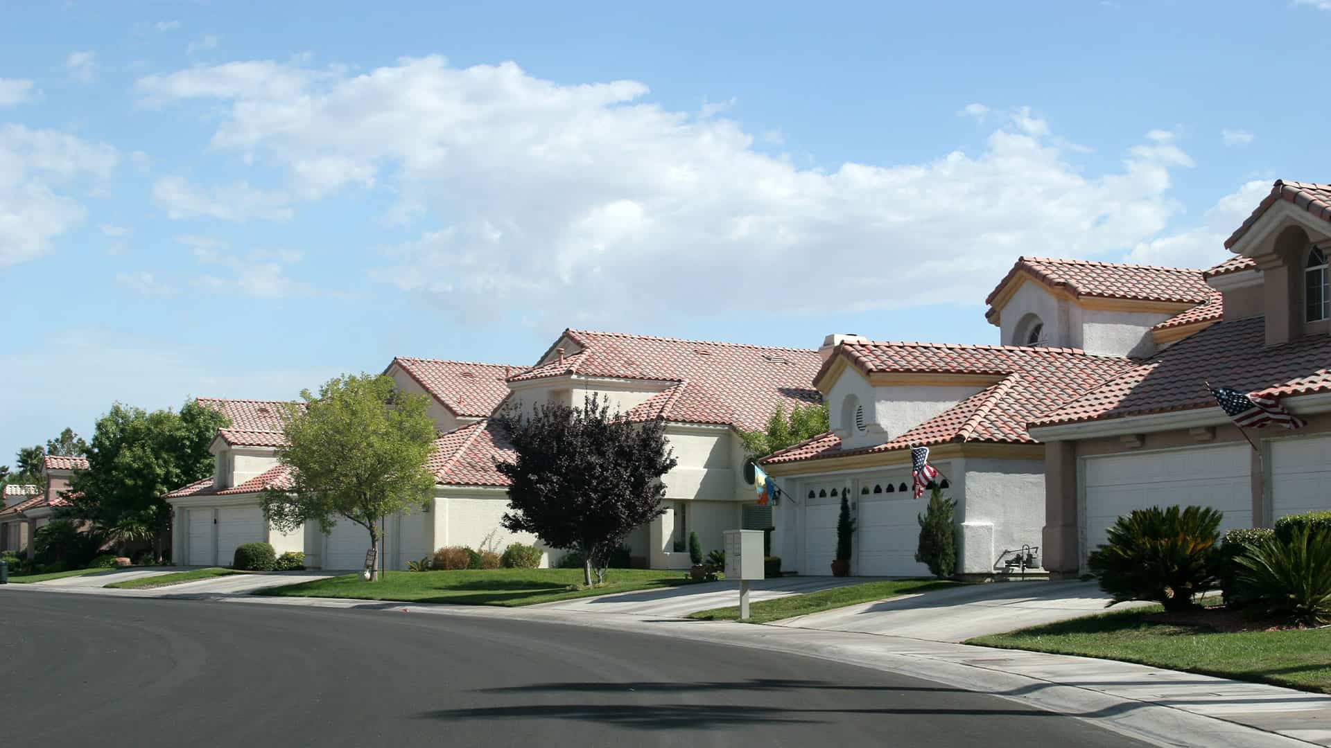 Aerial view of Las Vegas Valley land parcels